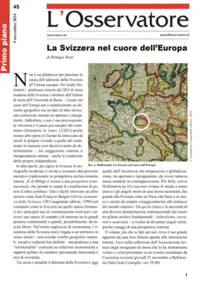 Cover of L'Osservatore