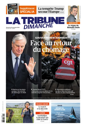 Cover of La Tribune Dimanche (France)