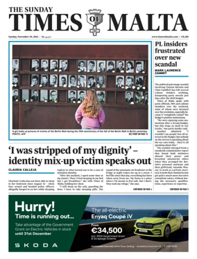 Cover of The Sunday Times of Malta - Sigma Gaming