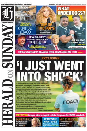 Cover of Herald on Sunday