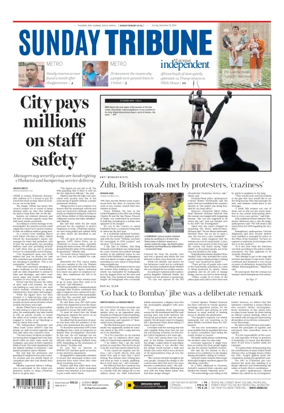 Cover of Sunday Tribune