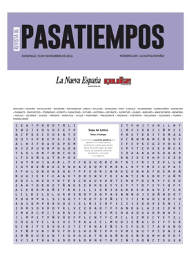 Cover of Pasatiempos | La Nueva España