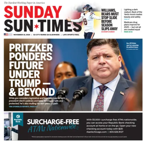Cover of Chicago Sun-Times (Sunday)