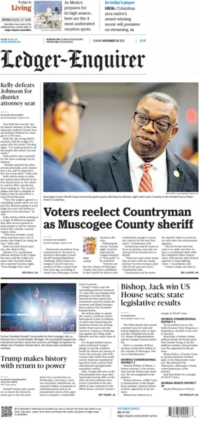 Cover of Ledger-Enquirer (Sunday)