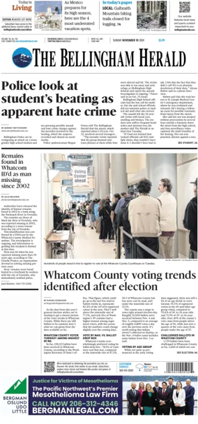 Cover of The Bellingham Herald (Sunday)