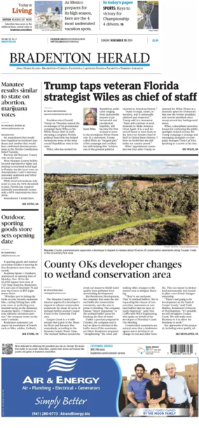 Cover of The Bradenton Herald (Sunday)