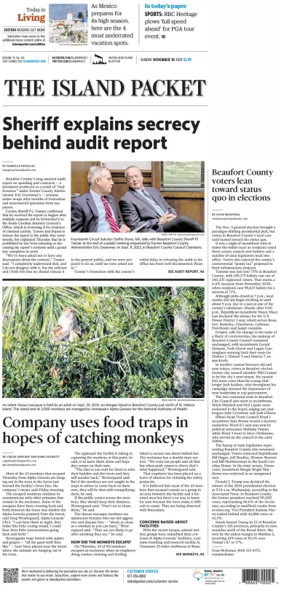 Cover of The Island Packet (Sunday)