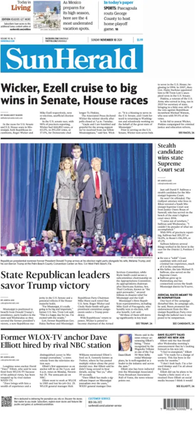 Cover of The Sun Herald (Sunday)