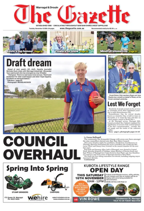 Cover of Warragul & Drouin Gazette