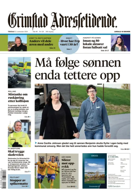 Cover of Grimstad Adressetidende