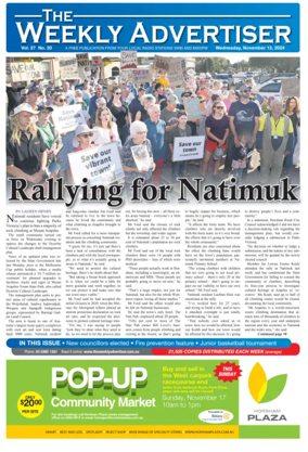 Cover of The Weekly Advertiser Horsham