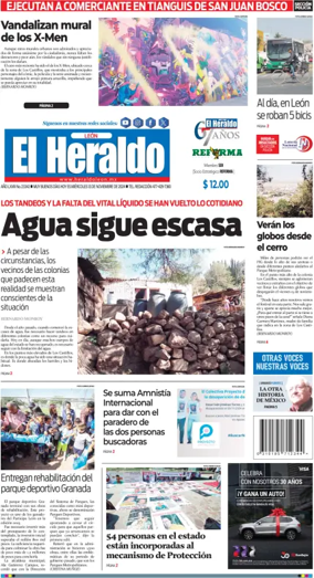 Cover of El Heraldo de Leon