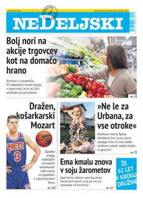Cover of Nedeljski Dnevnik