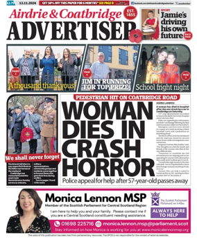Cover of Airdrie & Coatbridge Advertiser