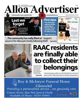 Cover of Alloa Advertiser