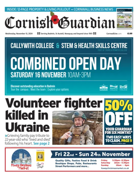Cover of Cornish Guardian (St. Austell & Fowey)