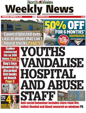 Cover of North Wales Weekly News