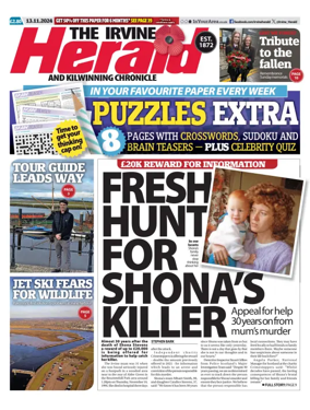 Cover of The Irvine Herald and Kilwinning Chronicle