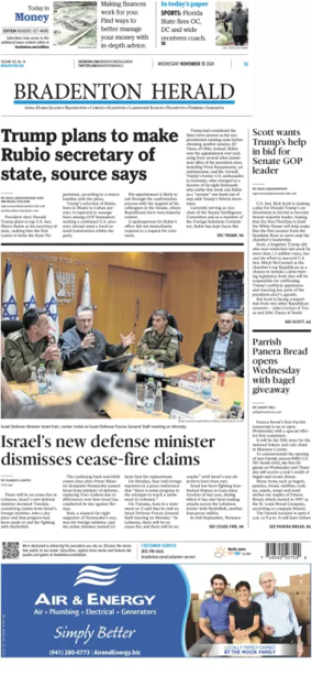 Cover of The Bradenton Herald