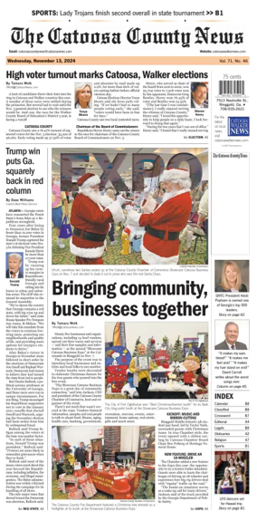 Cover of The Catoosa County News