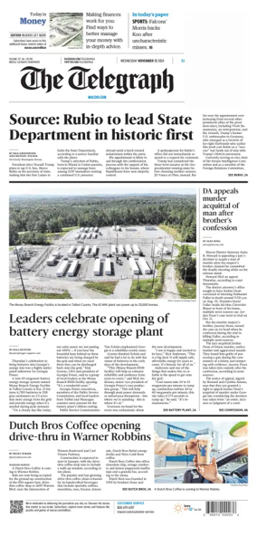 Cover of The Telegraph (Macon)