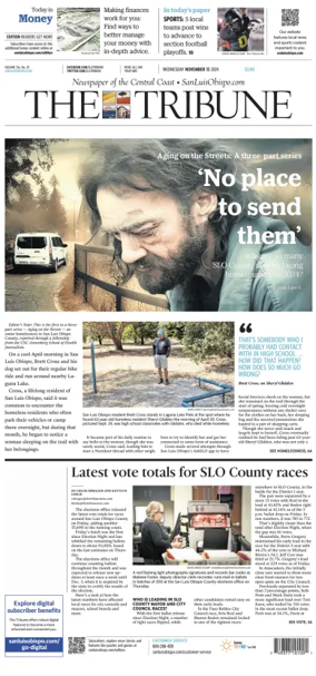 Cover of The Tribune (SLO)