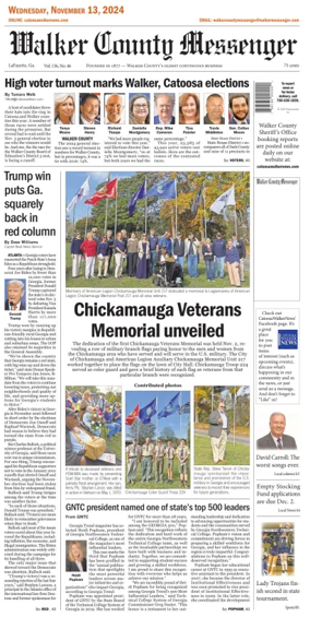 Cover of Walker County Messenger