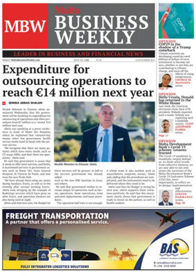 Cover of The Malta Business Weekly