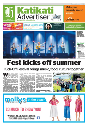 Cover of Katikati Advertiser