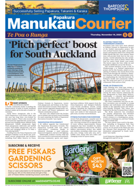 Cover of Manukau Courier