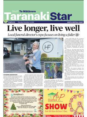 Cover of South Taranaki Star