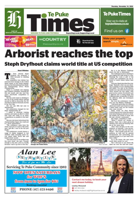 Cover of Te Puke Times