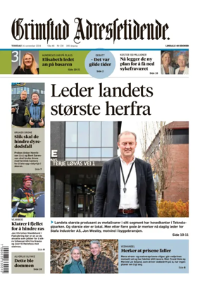 Cover of Grimstad Adressetidende