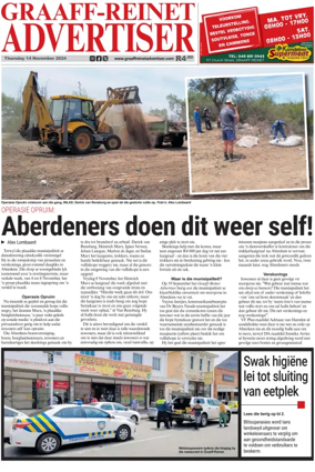 Cover of Graaff-Reinet Advertiser