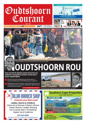 Cover of Oudtshoorn Courant