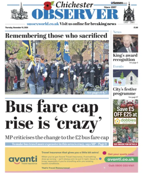 Cover of Chichester Observer