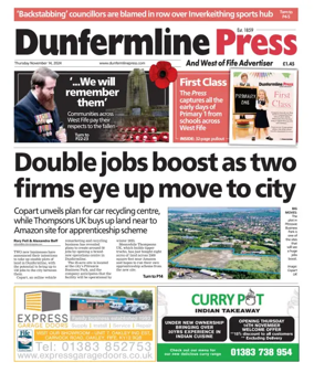 Cover of Dunfermline Press