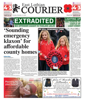 Cover of East Lothian Courier