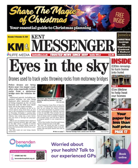 Cover of Kent Messenger Maidstone