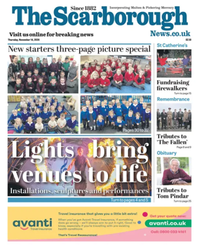 Cover of The Scarborough Evening News