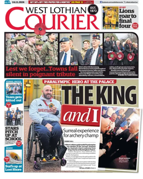 Cover of West Lothian Courier