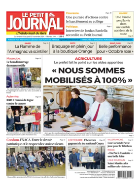 Cover of Le Petit Journal - L'hebdo local du Gers