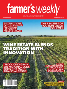 Cover of Farmers Weekly (South Africa)