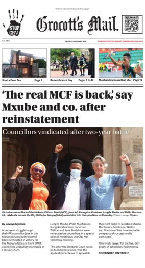 Cover of Grocott's Mail