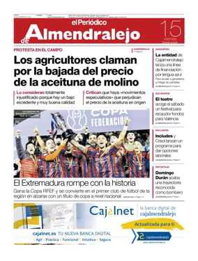 Cover of El Periódico de Almendralejo