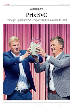 Cover of Le Temps Supplement