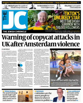 Cover of The Jewish Chronicle