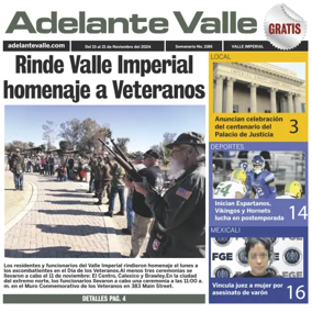 Cover of Adelante Valle