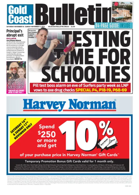 Cover of Weekend Gold Coast Bulletin