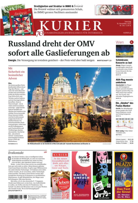Cover of Kurier (Samstag)